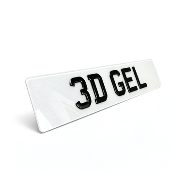 3D Gel Number Plates