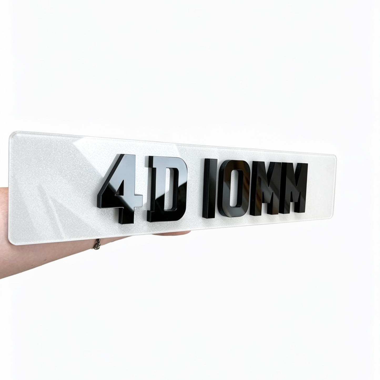 4D 10mm Number Plates