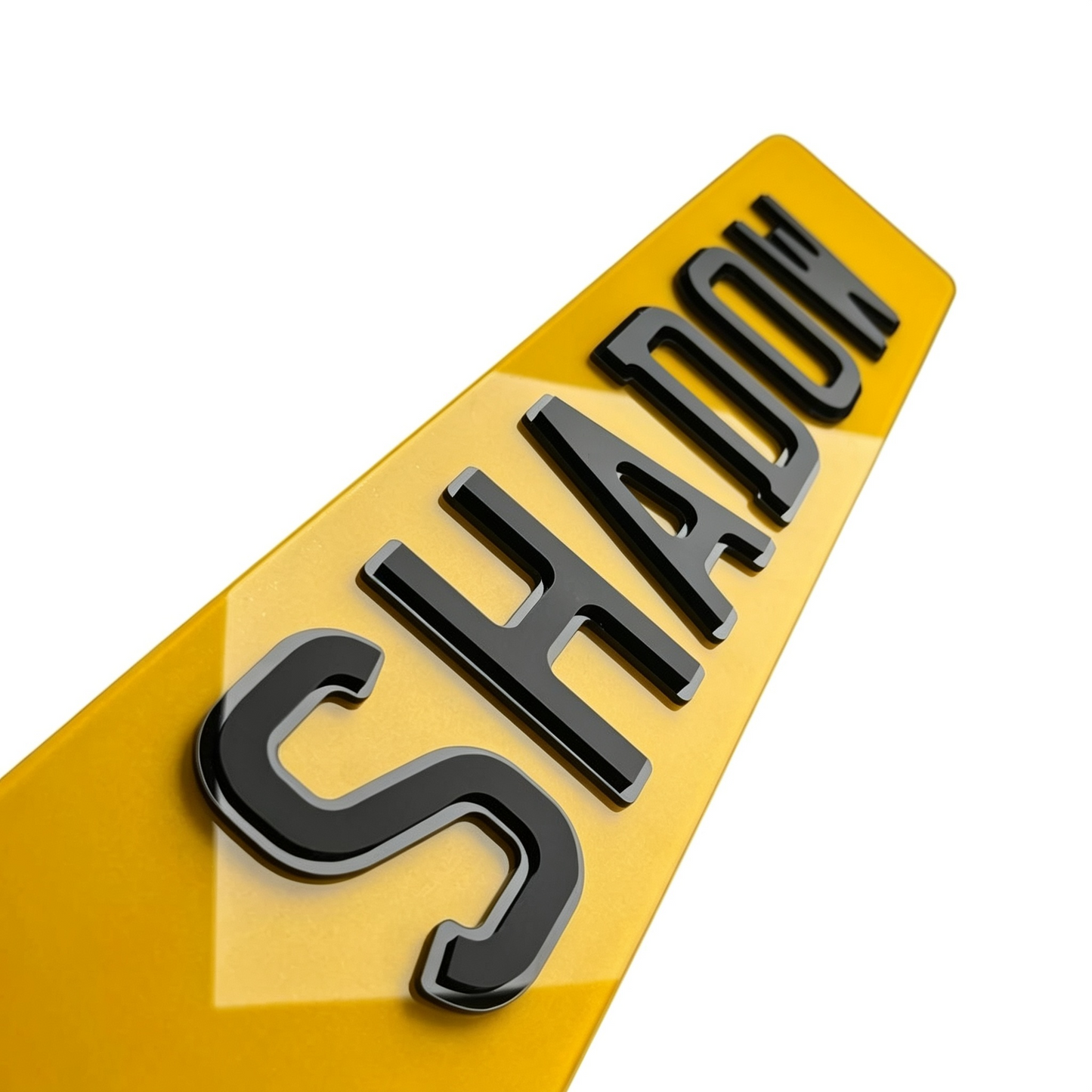 Shadow Number Plates