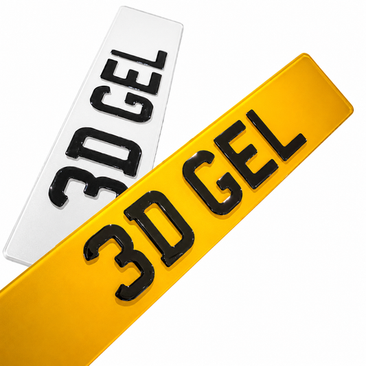 3D Gel Number Plates