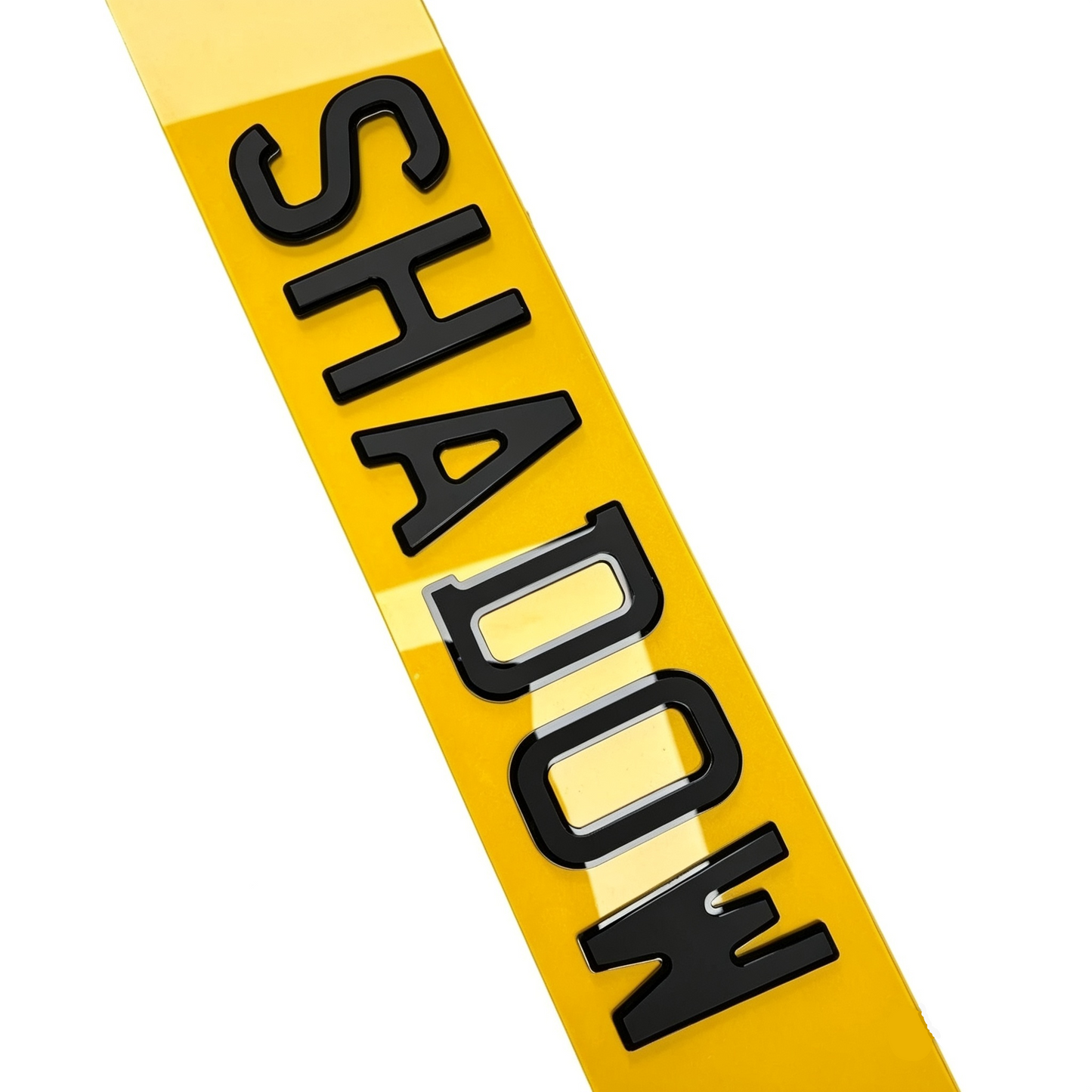 Shadow Number Plates