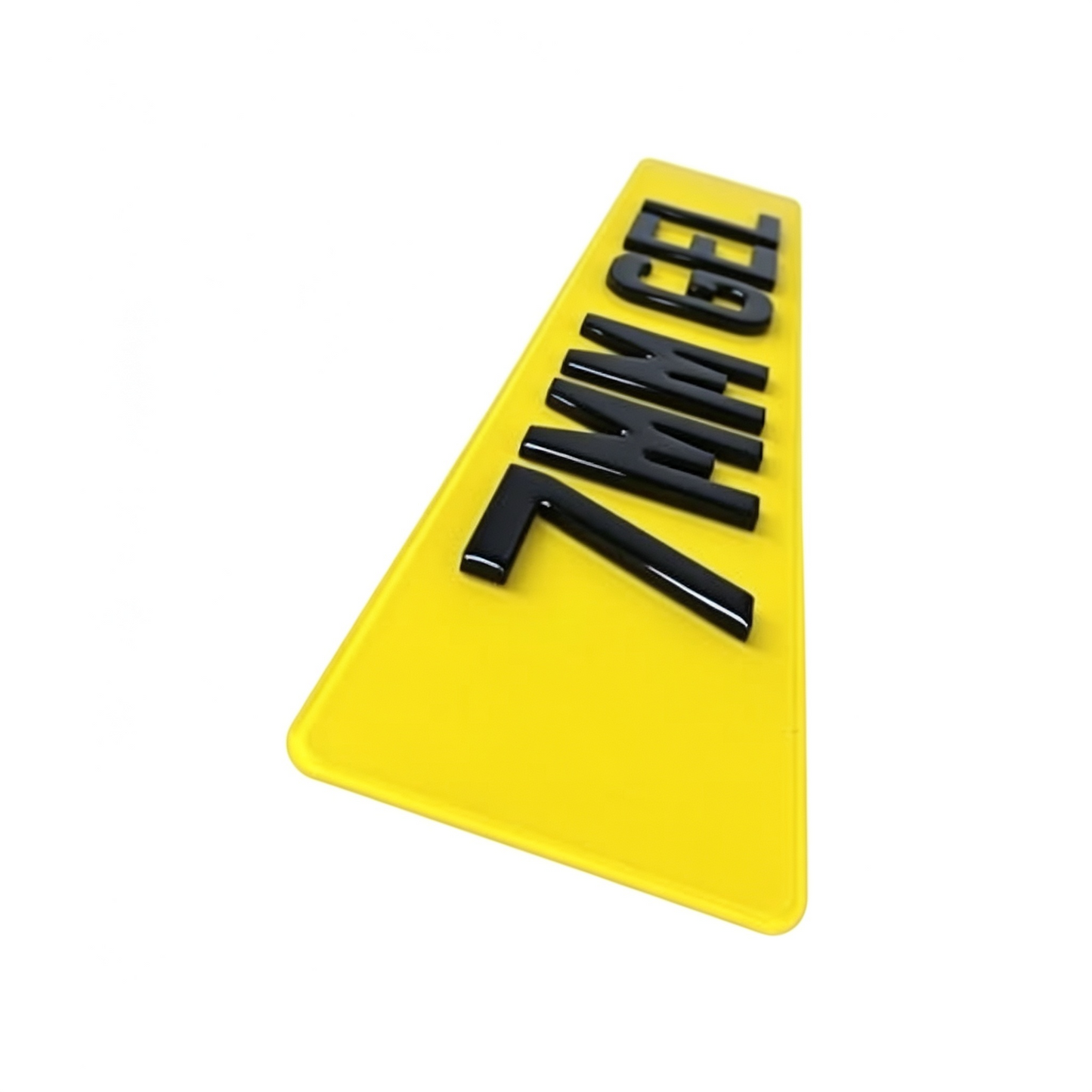 3D 7mm Gel Number Plates
