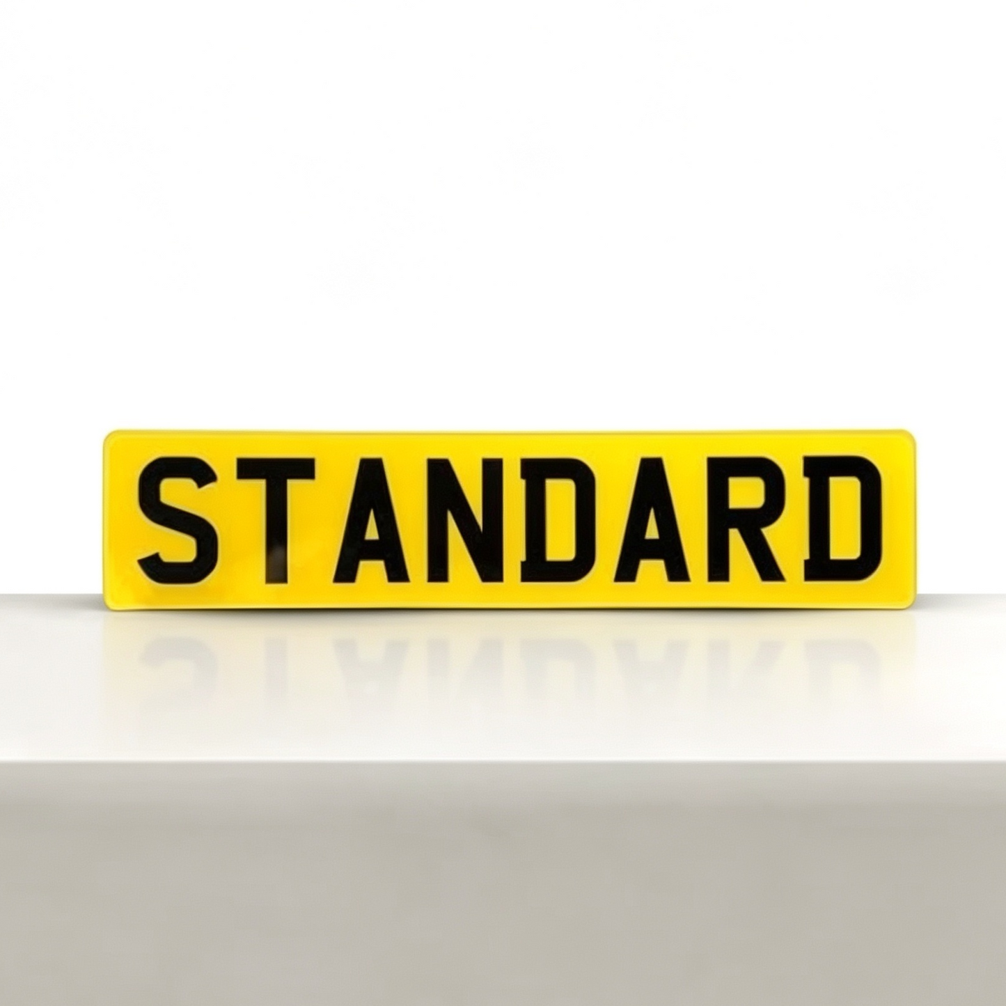 Standard Number Plates
