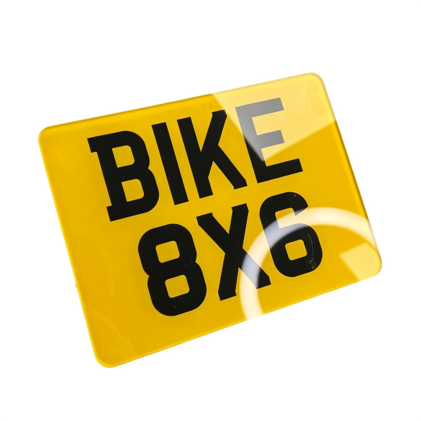 Standard Motorbike Number Plate