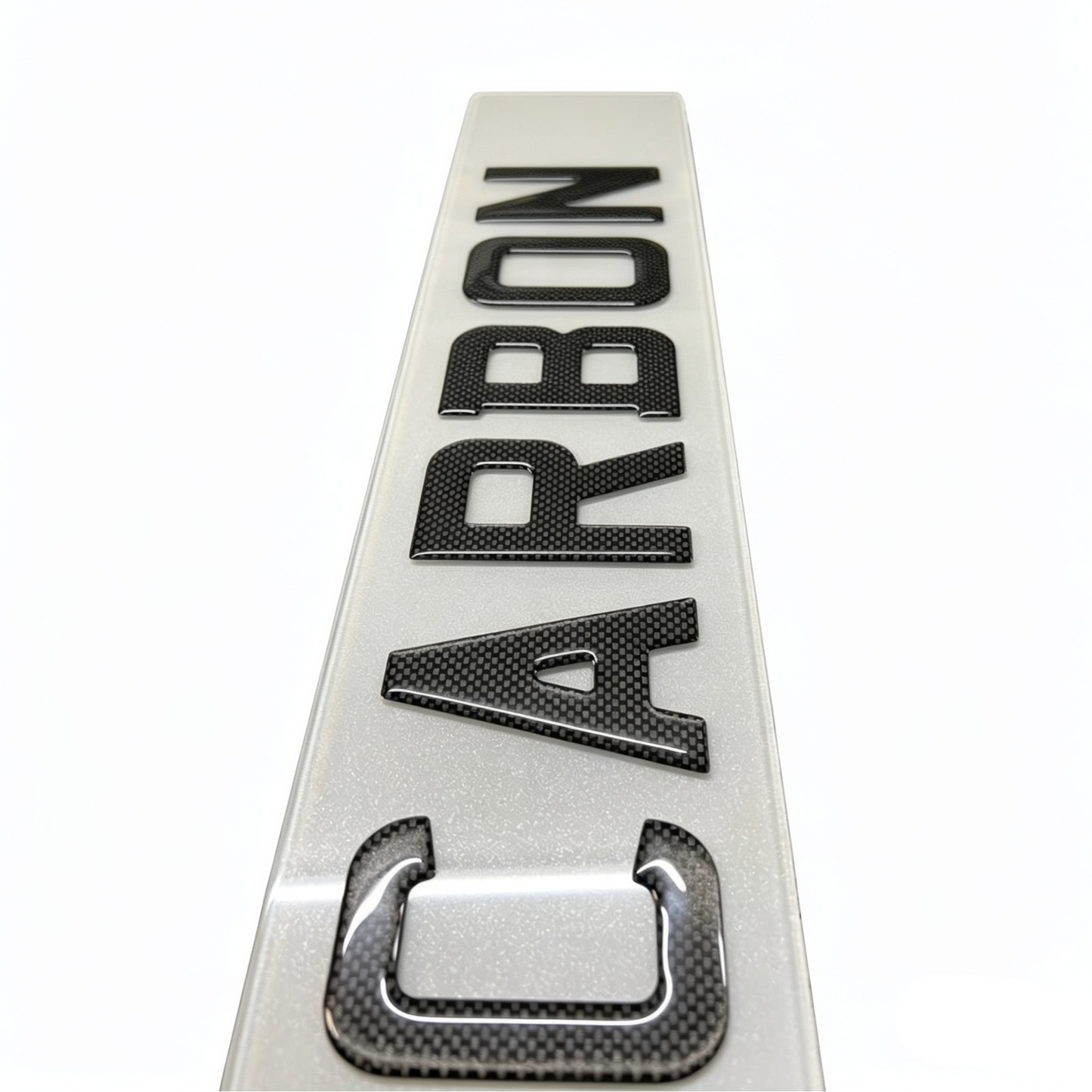 3D Gel Carbon Number Plates - Show Use Only